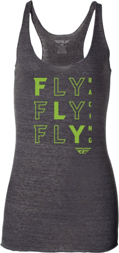 Fly Racing - Fly Racing Fly Tic Tac Toe Womens Tank Top - 356-6160L - Black - Large