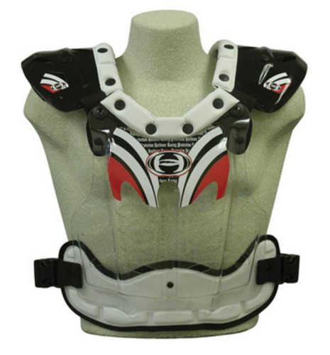 HRP Sports - HRP Sports Flak 1000 Youth Chest Protector - 1002-R-11 - Red - 95-125 Lbs.