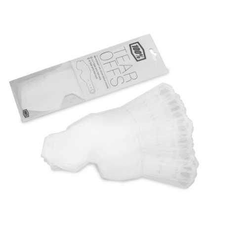 100% - 100% Tear-Off Standard for Accuri Gen 1 Junior/Strata Gen 1 Junior Goggles - 59019-00001