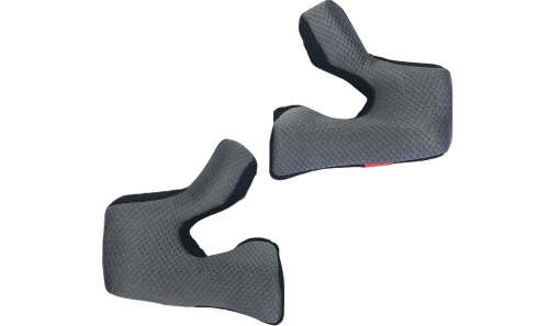 6D - 6D Cheekpads for ATR-2 Helmet - 45mm - Black/Silver - 71-0145