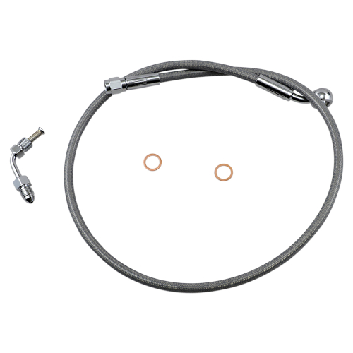 Magnum - Magnum Clear Coated XR Stainless Upper Front Brakeline Kit - 30in. Total Length - SSC1501-30