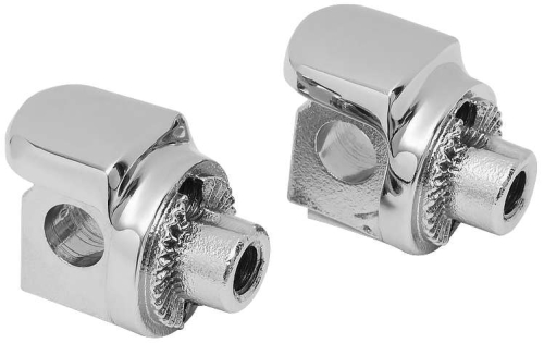 Kuryakyn - Kuryakyn Non-Pivot Splined Peg Adaptors - Chrome - 8894