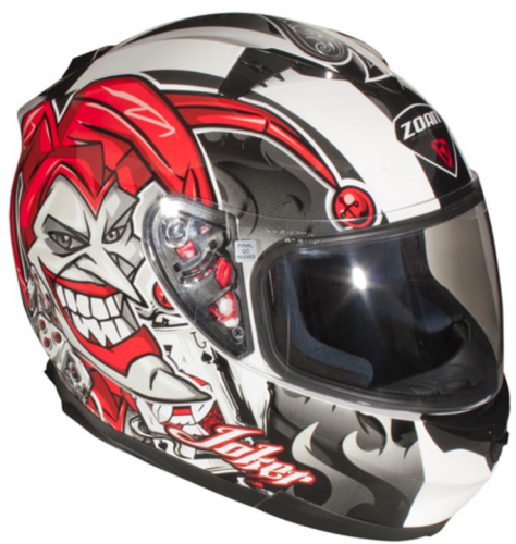 Zoan - Zoan Blade SV New Joker Graphics Helmet - 035-603 - Red - X-Small
