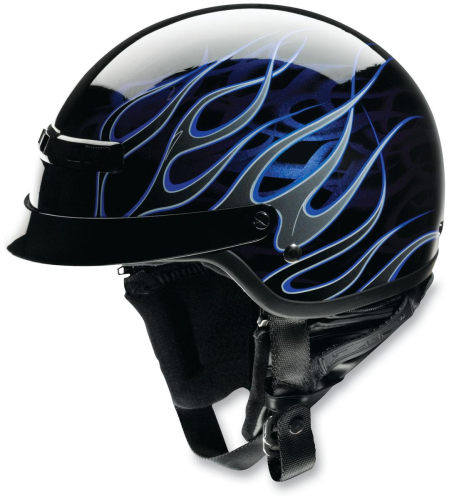 Z1R - Z1R Nomad Hellfire Helmet - 0103-0666 - Black/Blue - 2XS