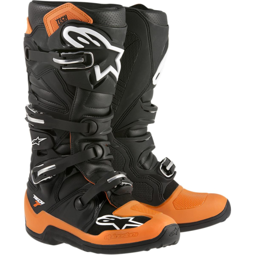 Alpinestars - Alpinestars Tech 7 Boots - 2012014-14-5 - Orange/Black/White - 5