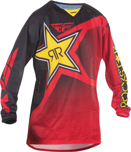 Fly Racing - Fly Racing Kinetic Mesh Rockstar Jersey (2017) - 370-320X - Rockstar - X-Large