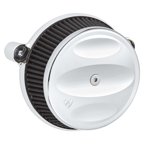 Arlen Ness - Arlen Ness Big Sucker Stage I Air Filter Kit - Scalloped - Chrome - 18-341