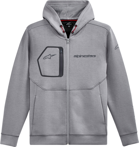 Alpinestars - Alpinestars Convex Tech Hoodie - 1212-53020-1026-XXL - Gray/Heather - 2XL