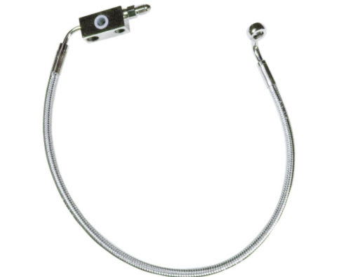 Magnum - Magnum Polished Stainless Designer Series ABS Front Lower Brake Line Kit - AS57006