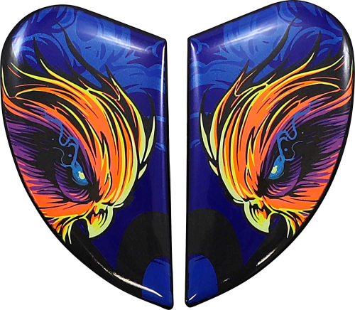 Icon - Icon Side Plate for Airform Helmets - Warden Blue - 0133-1359