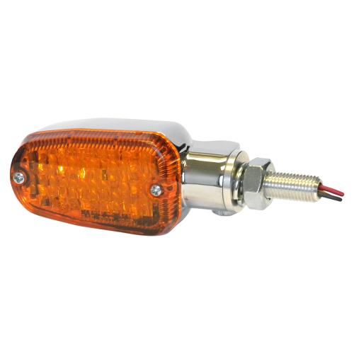 K&S Technologies - K&S Technologies DOT LED Marker Lights - 3 wires - Chrome/Amber - 26-7701CM