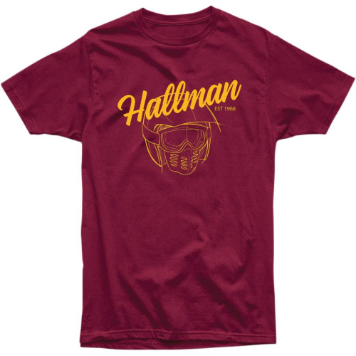 Thor - Thor Open Face T-Shirt - 3030-18489 - Burgundy - Medium