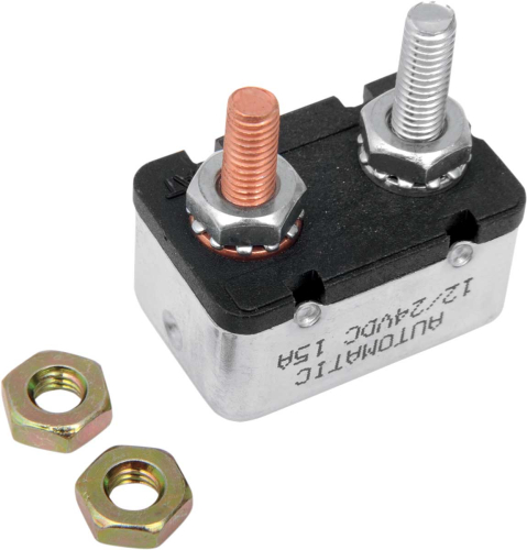 Drag Specialties - Drag Specialties Circuit Breaker - Two-Stud Style - 15A - MC-DRAG020