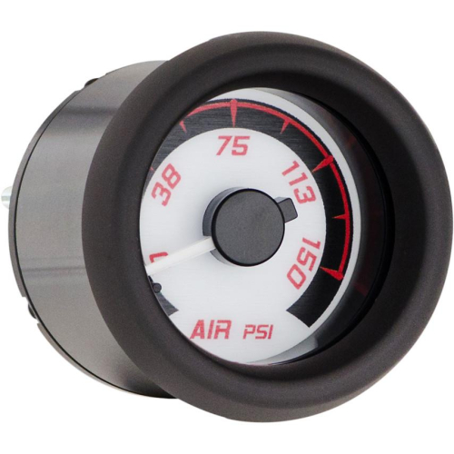 Dakota Digital - Dakota Digital MVX-8K Add-On Air PSI Gauge - White/Red Black - MVX-8K-A-WR-K