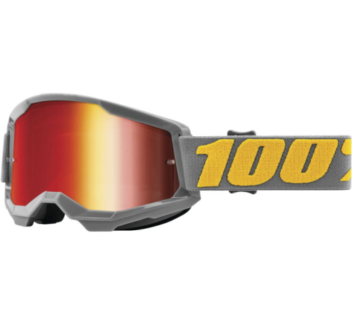 100% - 100% Strata 2 Izipizi Goggles - 50028-00006 - Izipizi / Red Mirror Lens - OSFM