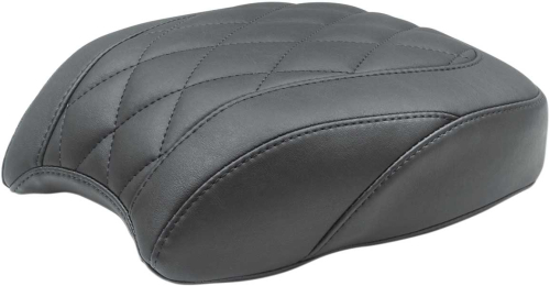 Mustang - Mustang Wide Tripper Solo Seat - Diamond Stitch - Black - 83048
