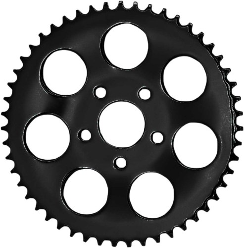 Drag Specialties - Drag Specialties 530 Chain Conversion Rear Sprocket - Flat - 48T - Gloss Black - 1210-1833