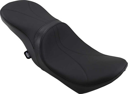 Drag Specialties - Drag Specialties Low Profile Tour Seat for Yaffe 6 Gallon Tank - Mild Stitch - 0801-1069