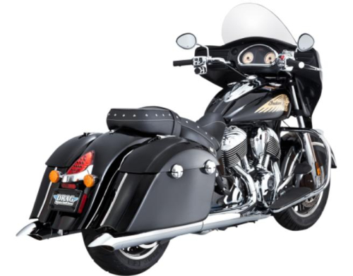 Vance & Hines - Vance & Hines Turndown Slip-Ons - Chrome - 18531