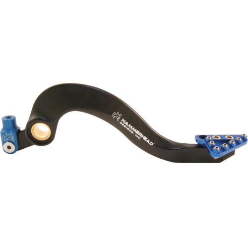 Hammerhead Designs - Hammerhead Designs Forged Aluminum Brake Pedal - Black/Blue - 12-0766-21-20