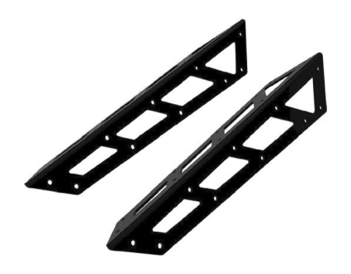 Skinz Protective Gear - Skinz Protective Gear Tunnel Reinforcement Kit - Flat Black - BUSDR400-BK