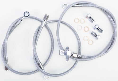 Streamline - Streamline 3-Line Brake Line Kit - Standard - YFZ450-F