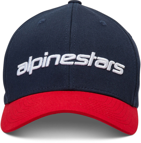 Alpinestars - Alpinestars Linear Hat - 1230-81005-7030-LXL - Navy/Red - LG-XL