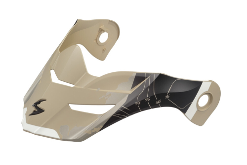 Scorpion - Scorpion Peak Visor for EXO-AT960 Topograhic Helmet - Sand/Black - 52-960-06