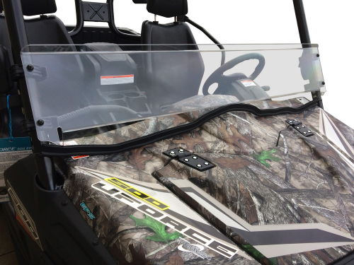 Spike Powersports - Spike Powersports Half Windscreen - Clear - 78-3450