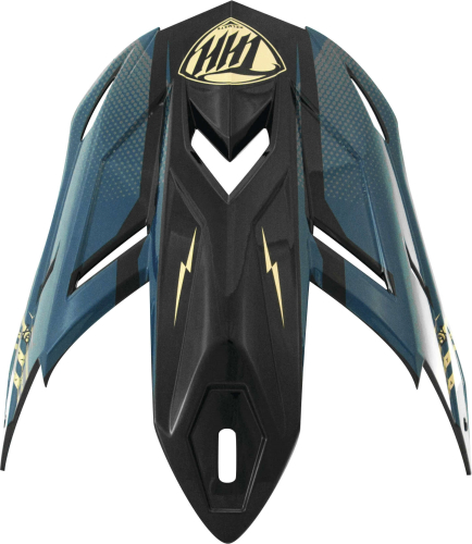 THH Helmets - THH Helmets Battle Visor for T710 Helmets - Blue/Gold - 640416
