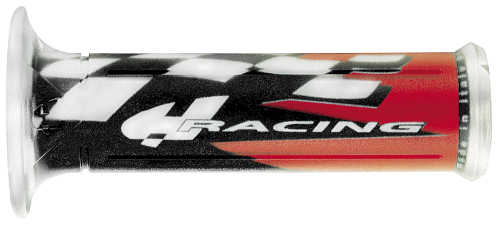 Harris Grips - Harris Grips Sport Bike Grips - Red - Racing - 01687-HRR