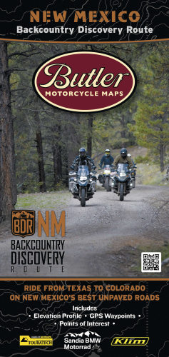 Butler Maps - Butler Maps Backcountry Discovery Routes Map - New Mexico - NMBDR