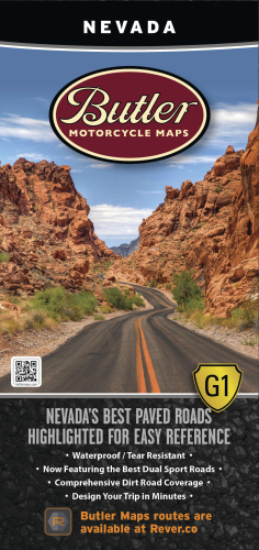 Butler Maps - Butler Maps G1 Series Map - Nevada - MP-124