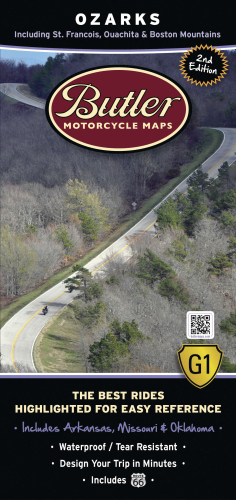 Butler Maps - Butler Maps G1 Series Map - Ozarks - MP-111