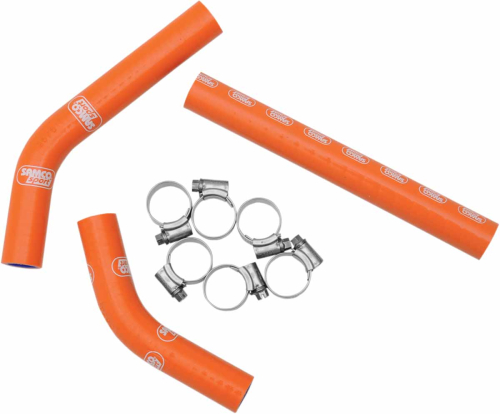 Moose Racing - Moose Racing Radiator Hose/Clamp Kit - Orange - MBU-KTM-18-OR