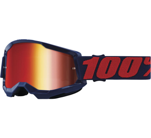 100% - 100% Strata 2 Masego Goggles - 50028-00008 - Masego / Red Mirror Lens - OSFM
