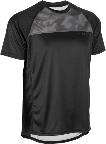 Fly Racing - Fly Racing Super D Jersey - 352-8100L - Black/Gray Camo - Large