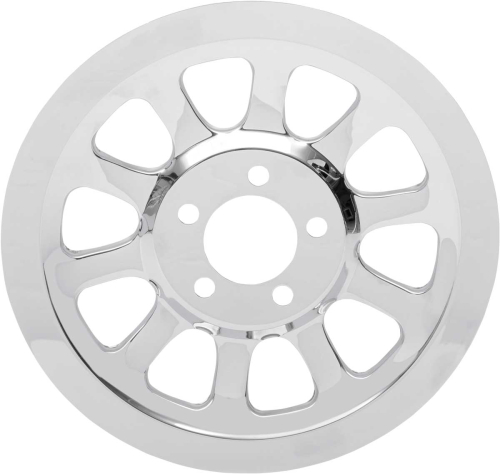 Drag Specialties - Drag Specialties Chrome Outer Rear Pulley Insert - D26-0150