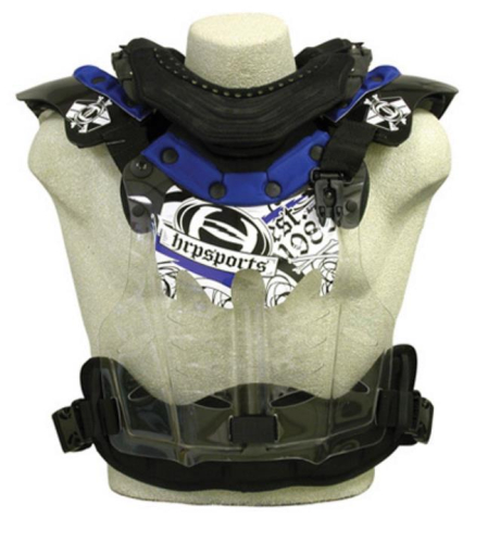 HRP Sports - HRP Sports Flak-Jak LT IMS Youth Chest Protector - 0652-B-11 - Blue - 95-125 Lbs.