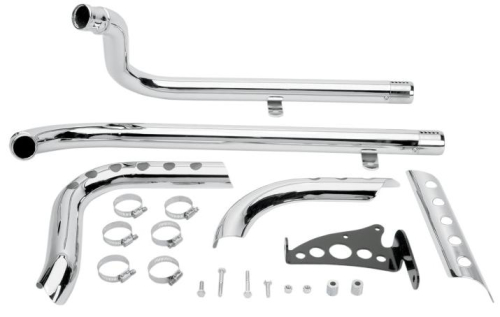 SuperTrapp - SuperTrapp Road Legends X Pipes Exhaust System - Chrome-Plated - 138-71440