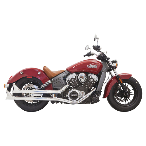 Bassani Manufacturing - Bassani Manufacturing 2 1/4in. Fishtail Slip-Ons - 8S17E