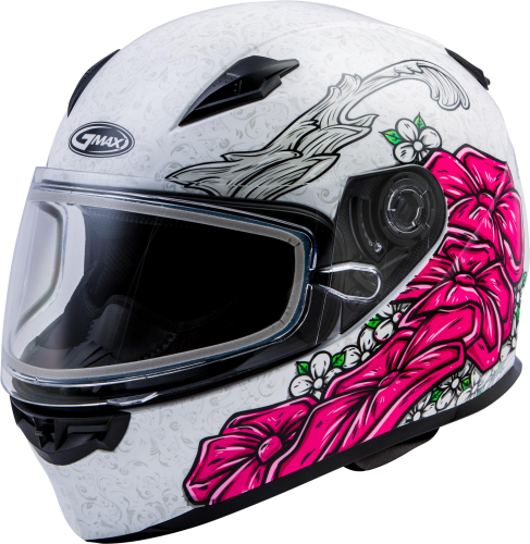 G-Max - G-Max FF49 Yarrow Womens Helmet - G2494407 - White/Pink - X-Large
