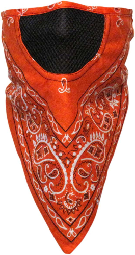 Schampa - Schampa Facefit Facemask - FMV-285 - Paisley Orange - OSFM