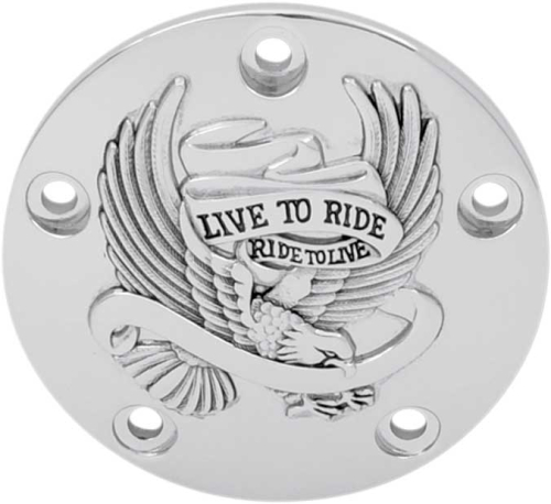 Drag Specialties - Drag Specialties Live to Ride Points Cover - Chrome - 30-0187CA