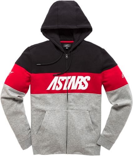 Alpinestars - Alpinestars Grupo Zip Hoodie - 12105330010282X - Black/Gray Heather - 2XL