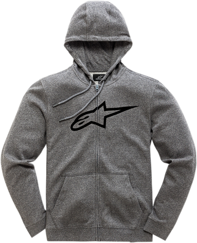 Alpinestars - Alpinestars Ageless II Fleece Zip-Front Hoody - 1038530521126XL - Gray/Black - X-Large