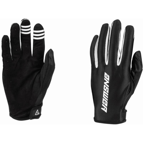 Answer - Answer A22 Ascent Youth Gloves - 446566 - Black/White - Small