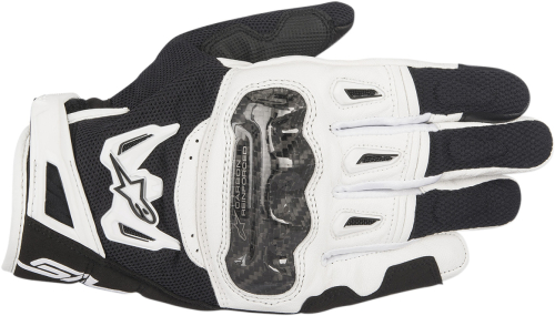 Alpinestars - Alpinestars SMX-2 V2 Air Carbon Gloves - 3567717-12-S - Black/White - Small