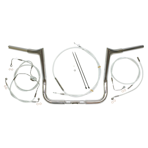 Magnum - Magnum 1-1/4in. Viking Bagger Handlebar Kit - 10in. - Chrome - 38831-410