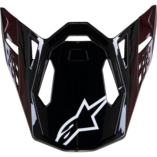 Alpinestars - Alpinestars Visor for S-M10 Helmet - Black Glossy Carbon - 8980123-1188-OS